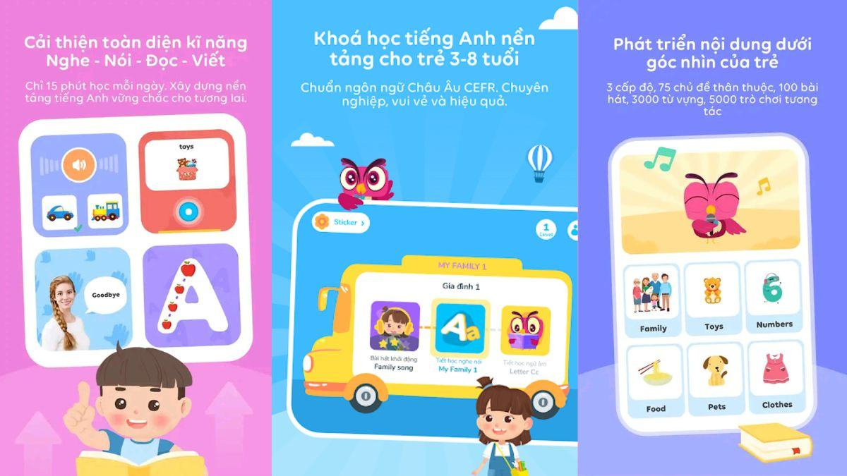 App Babilala học tiếng Anh cho trẻ từ 3 - 8 tuổi miễn phí