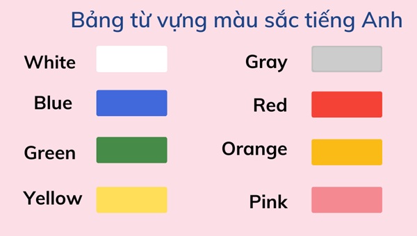 Bí quyết dạy bé học màu sắc tiếng Anh trẻ em Bình Dương – nhớ nhanh, thuộc lâu