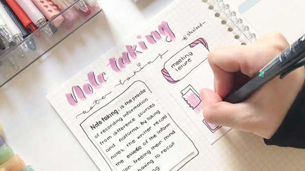 Cách take note cực kỳ hiệu quả để ghi nhớ tốt hơn - Học tiếng Anh Bình Dương