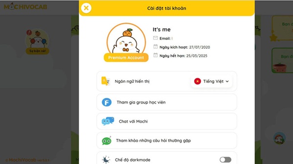 MochiVocab hỗ trợ bé ghi nhớ được các từ vựng mới nhanh chóng