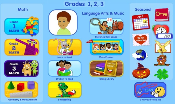 Starfall là nền tảng học tiếng Anh miễn phí với nhiều cấp độ học khác nhau