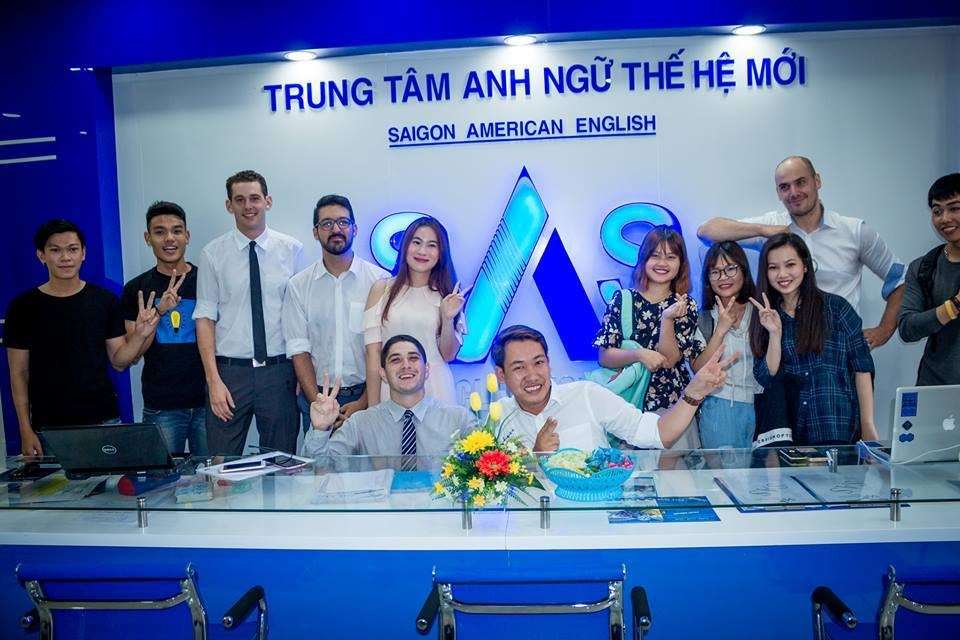 Trung tâm Anh ngữ SAS với đội ngũ giáo viên là người bản xứ 100%