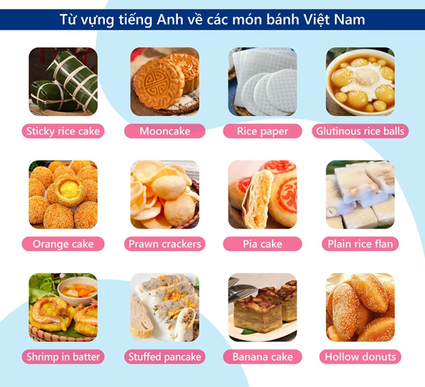 Từ vựng tiếng Anh về các món ăn Việt Nam phổ biến nhất