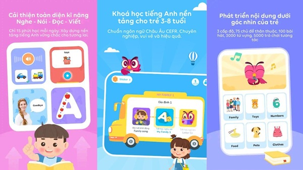 5 lý do phụ huynh nên cho con sử dụng ứng dụng học tiếng Anh Bình Dương